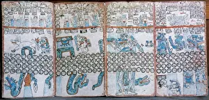 Die Maya-Handschriften. Der Madrider Kodex (Codex Tro-Kortesianus). Posa