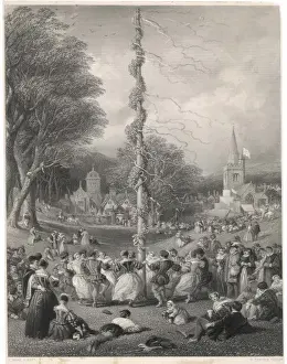 Traditional English Folk Dance Drucke: Maypole (Nash)