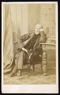 Giuseppe Mazzini Portrait Drucke: Mazzini / Caldesi Cdv