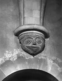 Medieval Buildings UK Drucke: Medieval Corbel
