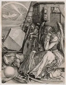 Drucke von Melancholia Albrecht Dürer Drucke: Melancholia