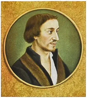 Protestant Reformation Figure Drucke: Melancthon (Holbein)