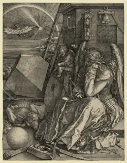 Realismus Drucke: Die Melancholie I
