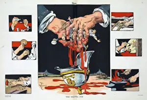 World War I Propaganda Drucke: The melting pot