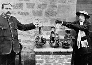 Incendiary Bomb Damage Drucke: Mementos of the attack