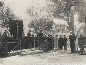 Historical Scouting Images Drucke: Men taking part in a scouting event, Greece
