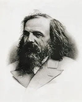 Periodic Table Inventor Drucke: Mendeleev, Dimitrij