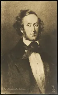 Famous Composers Of Germany Drucke: Mendelssohn / Fr
