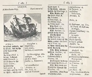 Navigation Tools Drucke: A Merchants Ship