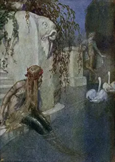Hans Christian Andersen Art Drucke: The Mermaid