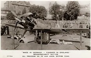 Vintage Aeroplane Transport Drucke: Messerschmitt M. E. 109