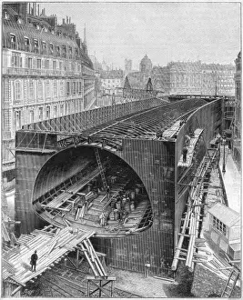 U-Bahn Bau 1907