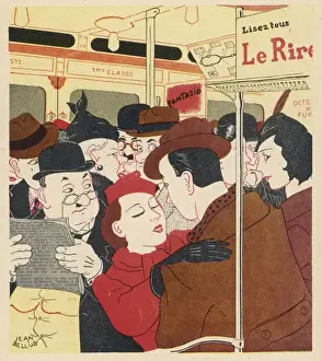 London Underground Drucke: Metro - Crowd