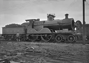 Vintage Rail Transport Drucke: M&GN steam engine