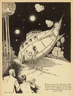 Science Fiction Art Drucke: microcosmic Buccaneers