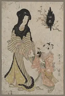 Early 19th Century Japanese Art Drucke: Mid spring: February