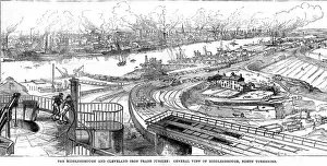 Cleveland Drucke: Middlesbrough und Cleveland Eisenhandel-Jubiläum
