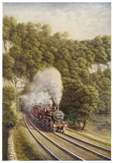 Railway Heritage UK Drucke: Midland Scotch Express