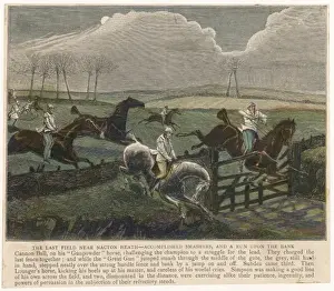 Horse Racing Images Drucke: Midnight Steeplechase 3