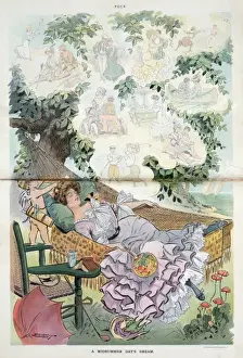 Daydreaming Woman Drucke: A midsummer days dream