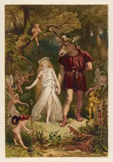 William Shakespeare Illustrations Drucke: Midsummer Nights Dream