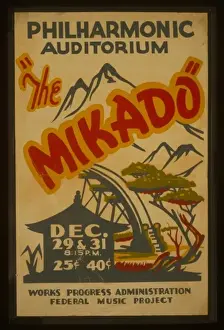 WPA Posters Drucke: The Mikado The Mikado