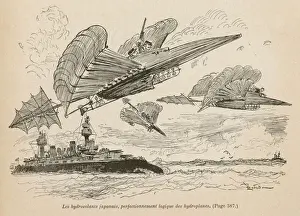 Vintage Military Aviation Art Drucke: Military / Future Wars