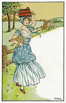 Florence Hardy Prints Online Drucke: Milkmaid