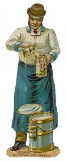 Vintage Milk Delivery Drucke: Milkman (Scrap)