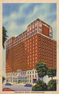 Drucke von Millennium-Knickerbocker-Hotel in Chicago (gebaut im Jahr 1927). Datum: 1927 Illinois Drucke: Millennium-Knickerbocker-Hotel in Chicago