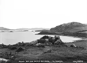 Irish Coastline Scenery Drucke: Milroy Bay and Devils Backbone, Co. Donegal