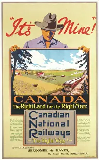 Drucke von Es gehört mir, Poster aus Kanada mit der kanadischen Eisenbahn Kanada Drucke: Das ist mein Plakat