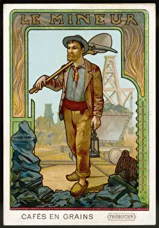 Mining Industry Images Drucke: Miner (Series)
