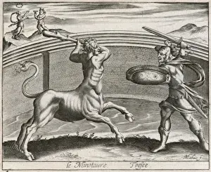 Mythical Creatures Artwork Drucke: The Minotaur