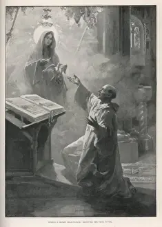 Virgin Mary Apparition Drucke: Miracle / Becket