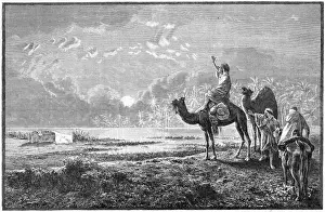 Algerian Desert Landscapes Drucke: Mirage in the Desert