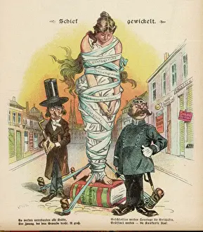 Victorian Era Social Commentary Drucke: Miserable Sunday