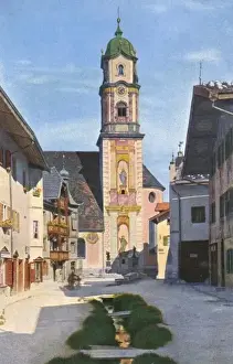 Mittenwald Bavaria Germany Drucke: Mittenwald, Germany
