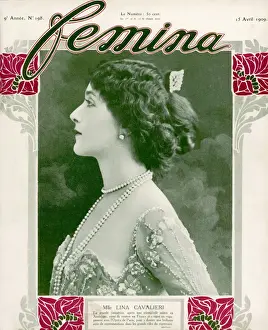 Italian Opera Singer Drucke: Mlle Lina Cavalieri