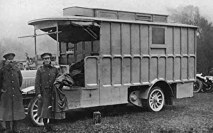 Mobiler bakteriologischer Laboratoriums, Offiziere des Royal Army Medical Corps in Frankreich