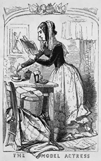 Historical Theatre Images Drucke: The Model Actress