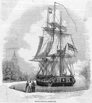 Historical Naval Vessels Drucke: Model Frigate