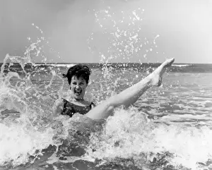 Modell verheddelt sich im Surf