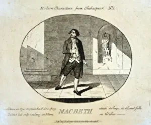 Shakespearean Characters Drucke: Modern characters from Shakespeare. Macbeth