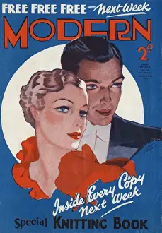 David Wright Artist Drucke: Modern magazine cover by David Wright