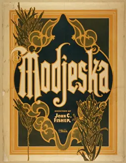 Vintage Theater Posters Drucke: Modjeska