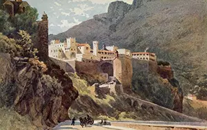 French History Photos Drucke: Monaco / Rocks 1904