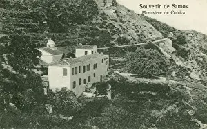 Ancient Greek Landmarks Drucke: Monastery of Cotrica on Samos