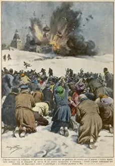 Russian Orthodox Monastery Drucke: Monastery Destroyed