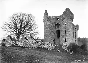 Derelict Irish Castles Drucke: Monea Castle